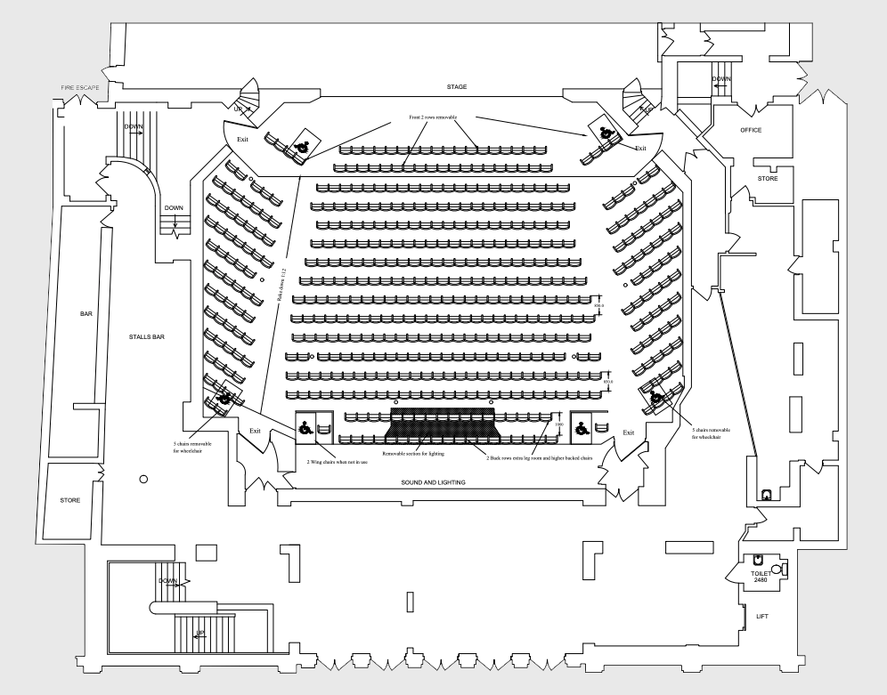 The Wolverhampton Grand - CAD Layout